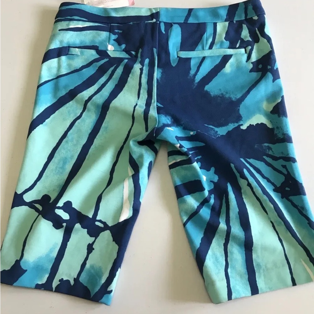 Lilly Pulitzer NWT 12"  McGill Shorts Sparkling Blue Get Inky Size 0 - Picture 3 of 15
